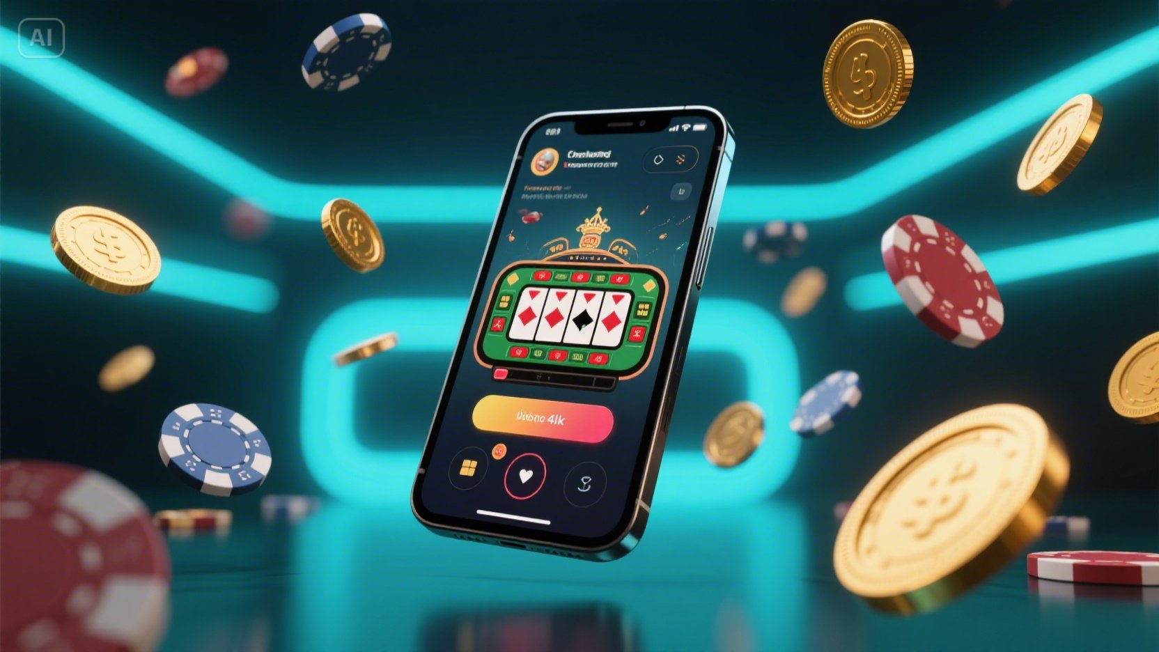 Casino poker master game desktop and mobile interfaces